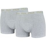 FILA - Boxershorts - Grijs Gemêleerd - 2 Pack
