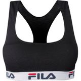 Fila - Racerback Top - Zwart - Katoen Elastaan