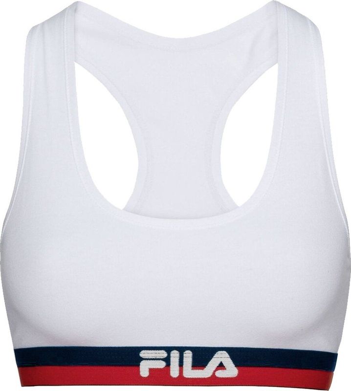 Fila - Basis BH - Wit - 95% Polyester, 5% Elastaan