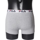 Fila - Boxer 1P - Grijze Boxershort - 1 stuk - 95% Katoen, 5% Elastaan