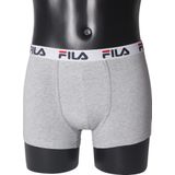 Fila - Boxer 1P - Grijze Boxershort - 1 stuk - 95% Katoen, 5% Elastaan