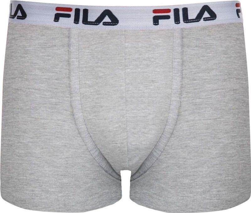 Fila - Boxer 1P - Grijze Boxershort - 1 stuk - 95% Katoen, 5% Elastaan