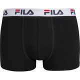 Fila - Boxershort - Zwart - 2-Pack - Katoen en Elastaan