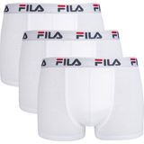 FILA - Heren Basic Boxershorts - 3 Pack - Wit