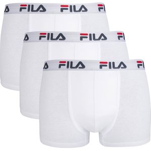 FILA - Heren Basic Boxershorts - 3 Pack - Wit