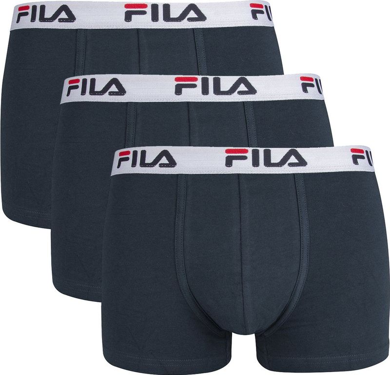 Fila - Boxershort - Navy - Set van 3 - Elastische Logoband