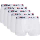 FILA - Heren Basic Boxershorts - Wit - 5 Pack