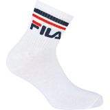 Fila - Uni - Unisex Quarter Socks - Wit - Katoen
