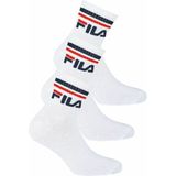 Fila - Uni - Unisex Quarter Socks - Wit - Katoen