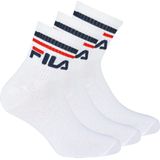 Fila - Uni - Unisex Quarter Socks - Wit - Katoen