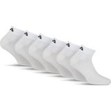 Fila - F9300 - Unisex Quartersokken - Wit - 75% Katoen, 23% Polyester, 2% Elastaan