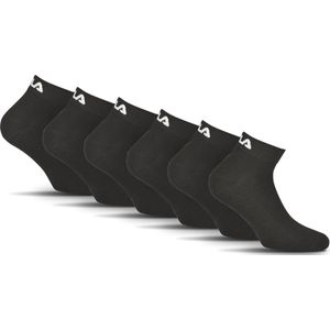 Pantykousjes - Zwart - 6 Paar - Geribd - Anatomisch Vormen