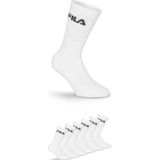 Fila - Crew Tennis Full Terry Socks - Wit - Set van 6 paar