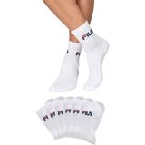 Fila - Crew Tennis Full Terry Socks - Wit - Set van 6 paar