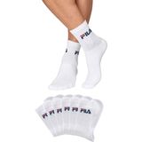 Fila - Crew Tennis Full Terry Socks - Wit - Set van 6 paar