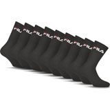 Fila - Crew Tennis Full Terry Socks - Zwart - Set van 6 paar