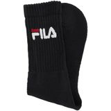 Fila - Crew Tennis Full Terry Socks - Zwart - Set van 6 paar