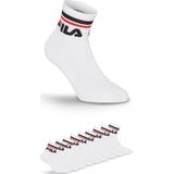 FILA - Sokken - Rood/Zwart/Wit - 9 Pack