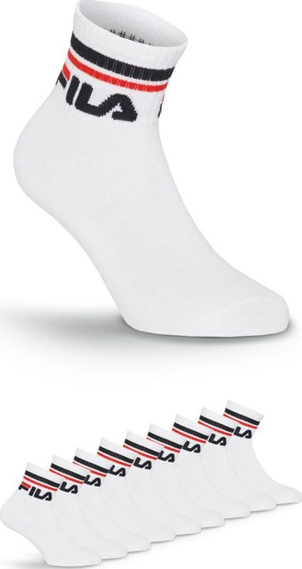 FILA - Sokken - Rood/Zwart/Wit - 9 Pack