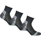Fila mid-high sokken 3-pack zwart, maat 35-38 katoen
