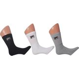 Fila - Crew Tennis Sokken - 3-Pack - Unisex - Wit Zwart Grijs