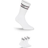 Fila - Lifestyle Plain Socks - Enkelsokken - Wit - Katoenmix - 3 Paar