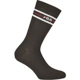 Fila - Lifestyle Plain Socks - Zwart - 3 Paar Huissokken