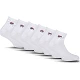 Enkelsokken - Wit - 6 Paar - Anatomisch Vormgegeven