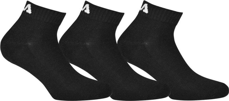 Fila - Sokken 3-Pack - Zwart - Katoenmix