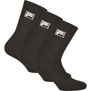 Fila - Crew Tennis - 3-Pack - Zwart - Sokken