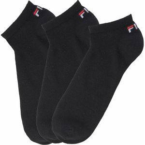 Fila - Invisible Socks 3-Pack - Sneakersokken - Zwart