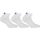 Fila - Invisible Plain Socks - Sportsokken - Wit - 3 Paar