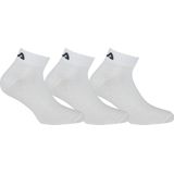 Fila - Invisible Plain Socks - Sportsokken - Wit - 3 Paar
