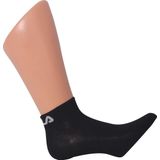 Fila - Quarter - Sokken - Zwart - 3-pack van Katoen Mix