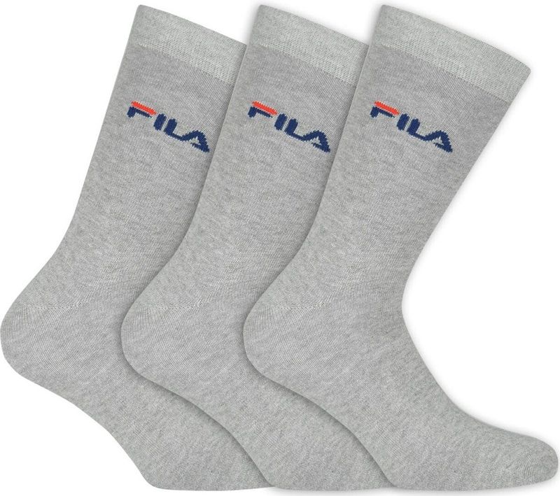 Fila - Normal Socks - Dunne Sokken - Grijs - 3-Pack