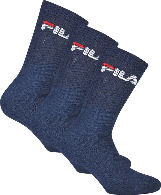 Fila - Tennissokken - Navy - 3 Paar - Frotté