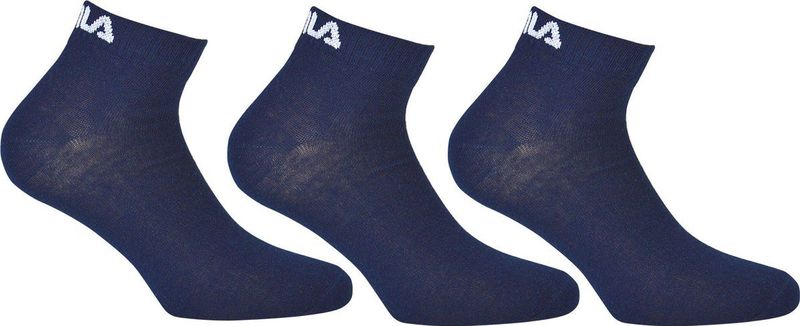 Fila - F9300 - Trainingssokken - Kwartsokken - 3 Paar - Katoen - Polyester