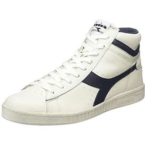 Diadora uniseks-volwassene GAME L HIGH WAXED Hoge sneakers, C1161 witte bladeren, 38.5 EU