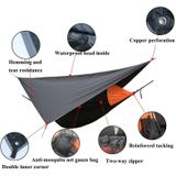 Strut Mosquito Net Hammock Diamond Sunshade Set Outdoor Camping Automatische Quick-Open Anti-Mosquito Hangmat Canopy Set (Leger Groen)
