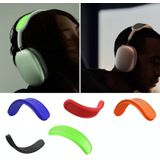 T1 Draadloze Bluetooth Headset Beam Silicone Protection Case voor Apple Airpods Max (nacht groen)