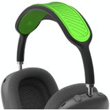 T1 Draadloze Bluetooth Headset Beam Silicone Protection Case voor Apple Airpods Max (nacht groen)