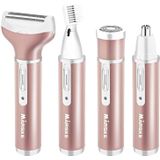 Marske Safe Hair Removal Electric Hair Removal Device for Women (USB Rose Gold)