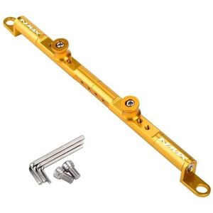 Motorfiets Multifunctionele Lat Evenwichtige Navigatie Stuur Mount Uitbreiding Voor NMAX125 NMAX155 NMAX160 (Color : Gold)