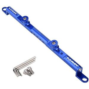 Motorfiets Multifunctionele Lat Evenwichtige Navigatie Stuur Mount Uitbreiding Voor NMAX125 NMAX155 NMAX160 (Color : Blu)