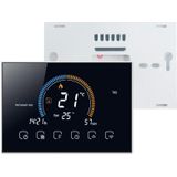 BHT-8000-GCLW Regeling van water- / gasboiler Verwarming Energiebesparend en milieuvriendelijk Smart Home Negatief display LCD-scherm Ronde kamerthermostaat met wifi