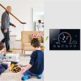 BHT-8000-GC Regelen van water- / gasboiler Verwarming Energiebesparend en milieuvriendelijk Smart Home Negatief display LCD-scherm Ronde kamerthermostaat zonder wifi