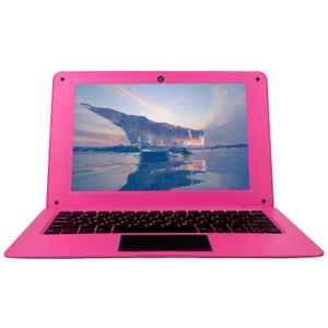 A64 10 1 inch laptop  2GB+16GB  Android 7.1  Allwinner A64 Quad Core CPU 1.3Ghz  Ondersteuning Bluetooth & WiFi & HDMI  EU Plug(Pink)