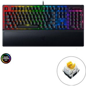 RAZER BLACKWIDOW V3 RGB Verlichting Wired Game Mechanical Keyboard (Gele Shaft)