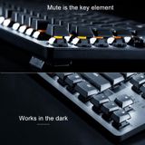 Razer Blackwidow Lite Mute Mechanical Wired Keyboard (Silver)