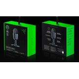 Razer Seiren Mini Ultra-CardioID Pickup Vibration Damping Live Broadcast Microfoon (Silver)